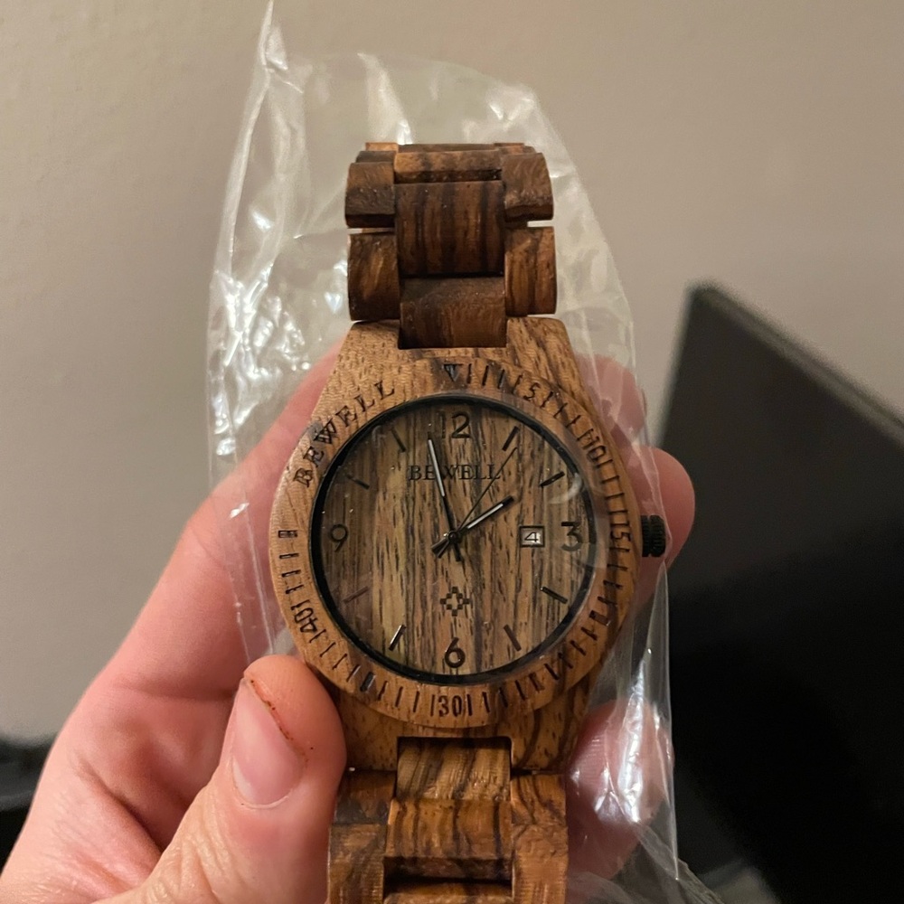 Brown Wooden Watch for Men